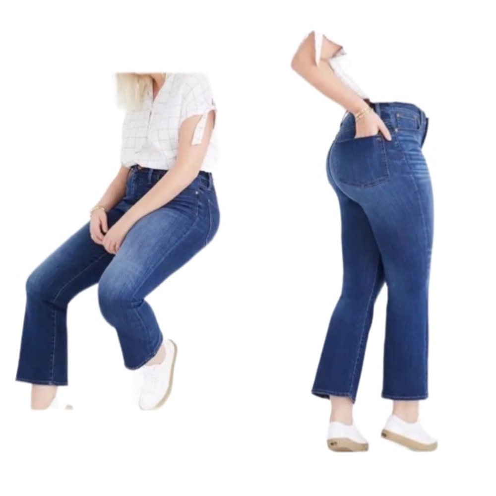 Plus Size Madewell Cali Demi Boot Jeans